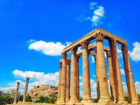 Zeus Olympos tempel i Aten